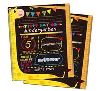 Pizarra para el primer día de escuela, tablero de mi primer día, regalos para empezar la escuela