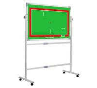 Pizarra para entrenadores de voleibol, Tablero táctico magnético multideporte, borrador de marcador reversible móvil, piezas magnéticas(Ice Hockey)