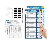 Pizarra planificadora de rutina diaria,Divertido Planificador Visual Magnético Interactivo - Mañana Tareas Plan de Juguetes Educativos,Para Pizarra Blanca Hogar Aprendizaje Dormitorio