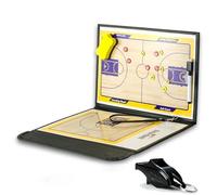 Pizarra Táctica de Baloncesto, Tablero de Entrenamiento Baloncesto, Accesorios Completos, Diseño Plegable, Ligero y Portátil(Basketball)