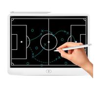 Pizarra táctica electrónica de fútbol, pizarra táctica LCD para fútbol, tabla táctica de fútbol, tabla táctica de fútbol, tabla táctica ideal para tácticas y adaptaciones de juegos (blanco)