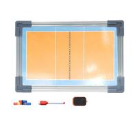 Pizarra Tactica Entrenador Baloncesto, Kit Entrenamiento Fichas Magneticas Baloncesto para Entrenadores, con Piezas Magnéticas y Marcadores, Ideal para el Entrenamiento Diario(Volleyball)