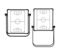 Pizarra Tactica Entrenador Futbol, Tablero de Entrenamiento de Fútbol con Bolígrafo, Altura Ajustable, Diseño Doble Cara, Ideal para Explicar Estrategias(Large)