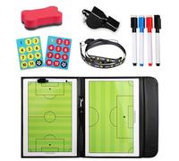 Pizarra Tactica Futbol, Carpeta Táctica de Entrenamiento Entrenador Magnéticas Coachboard, Accesorios Completos, Diseño Plegable, Ideal para Planificación de Estrategias y Entrenamiento