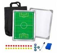 Pizarra Táctica Fútbol Magnética Doble Cara con Bolsa
