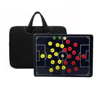 Pizarra Táctica LCD de Fútbol, Placa Electrónica, Pantalla LCD y Lápiz Óptico, Fácil de Transportar, Resistente y Duradera, Ideal para Planificar Estrategias(Small)