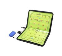 Pizarra táctica magnética de fútbol, borrador de entrenador de fútbol, 24 imanes, portátil, plegable,