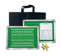 Pizarra Táctica Magnética de Fútbol, Pizarra de Entrenamiento de Fútbol, Uso Por Ambos Lados, Fácil de Escribir y Borrar, con Bolsa de Almacenamiento, para Planificación de Estrategias