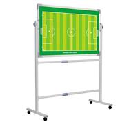 Pizarra Táctica Tablero de Entrenamiento Entrenador, Carpeta Táctica Magnéticas de Fútbol, Material Duradero, Panel Giratorio 360°, con Rotulador y Borrador(Basketball)