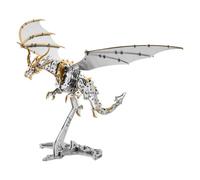 PizazzToy Puzle de metal 3D, 373 + piezas DIY trueno aviador 3D puzzle mecánico maqueta maqueta adulto con herramienta, calendario de Adviento 2025 regalo para él, hombre, papá