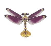 PizazzToy Puzle de metal 3D libélula, 200 piezas DIY 3D mecánico Steampunk Insect Puzzle montaje maqueta de adultos con herramientas