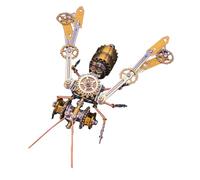 PizazzToy Puzzle de metal 3D, 181 piezas, montaje mecánico, juego de maquetas de abejorros para adultos con herramienta, 1 hora de construcción de tu puzle para adultos (baja dificultad)