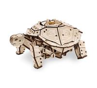 PizazzToy Rompecabezas de madera 3D con tortuga mecánica, 269 piezas, rompecabezas de madera para adultos, montaje mecánico, kit de maquetas, manualidades, regalos y decoración