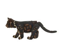 PizazzToy Rompecabezas de madera 3D gato mecánico, 236 piezas rompecabezas de madera para adultos, montaje mecánico, kit de modelismo, manualidades, regalos y decoración