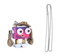 PizazzToy Rompecabezas de metal 3D, juego de 10 piezas de vaquero tribal James Serie DIY Punk Figuras de montaje con mini colgante y juego de collares, adornos decorativos para el hogar