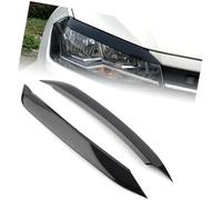 Pizgear 1 par de cubierta tapa embellecedora moldura párpado ceja lámpara faro coche, para Vw, para Polo, para 2019 2020 auditiva plástico Ajuste de la frente del faro