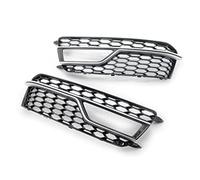 Pizgear 1 par de Cubiertas de luz antiniebla de Malla for Parachoques Delantero de Coche, Cubierta de Rejilla de Panal, for, S5 A5 S-Lines 2013-2016 8T0807681M 8T0807682M Rejilla de luz antiniebla de