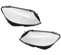 Pizgear 1 par de cubiertas for faros delanteros coche, for, for, W205 C180 C200 C260L C280 C300 2015 2016 2017 2018, cubierta for Cubierta de la lente del faro