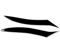 Pizgear 1 par de embellecedores cejas para faros delanteros coche, para Rx-8 2009-2012 Abs, delanteras, párpados, tapa, decoración, pegatinas Ajuste de la frente del faro