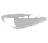 Pizgear 1 par de faros delanteros coche, cubierta repuesto for lente faro, for Peugeot, 307 2003 2004 2005 2006 2007, luces delanteras Cubierta de la lente del faro(BLACK Right)