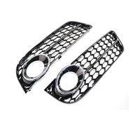 Pizgear 1 par de Luces antiniebla del Parachoques Delantero del Coche, Cubierta de Parrilla de Rejilla, Malla de Panal, for, A5 Coupe/Sportback 2008-2011 Cabriolet 2010-2011 Rejilla de luz antiniebla