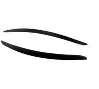 Pizgear 1 par de molduras cejas para faros delanteros coche, para Bmw E92 E93 M3 2006-2012 Abs delanteras párpado tapa cubierta decoración pegatinas Ajuste de la frente del faro