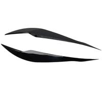 Pizgear 1 par de molduras cejas para faros delanteros coche, para Bmw F30 Saloon 2012-2018 Abs delanteras párpado tapa cubierta decoración pegatinas Ajuste de la frente del faro