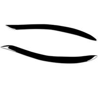 Pizgear 1 par de molduras cejas para faros delanteros coche, para Nissan, para 200Sx S15 1999 2000 2001 2002 Abs delanteras párpado tapa cubierta Ajuste de la frente del faro