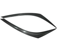 Pizgear 1 par de molduras cejas para faros delanteros coche, para Toyota C-HR 2016 2017 2018 Abs delanteras párpado tapa cubierta decoración pegatinas Ajuste de la frente del faro