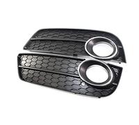 Pizgear 1 par de Parachoques Delantero Cromado for Coche, luz antiniebla Inferior, Cubierta de Parrilla for lámpara, for, A5 2008 2009 2010 2011, Parrilla de luz antiniebla 8T0807681 Rejilla de luz a