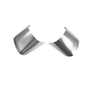 Pizgear 1 Uds. for Ford, for Focus 3 MK3 (2012-2014), for KUGA 2013-2015, Accesorios, embellecedor for Volante de Estilo Coche, Pegatina Decorativa Adhesivo para Volante(Trim 2X Metal Silver)