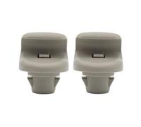 Pizgear 2 Clips for Visera de Coche, Cubierta de Soporte de Gancho, for Nissan, Qashqai, J10 Dualis, retenedor de extracción Gris 96409BC402 Clip para Visera Solar