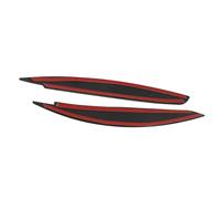 Pizgear 2 Cubiertas de Faros Delanteros de ABS Negro for Serie 1 E87 E88 E81 E82 (2008-2013) Adhesivo Protector para Faros Delanteros