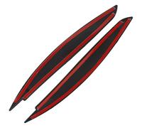 Pizgear 2 Cubiertas for Faros Delanteros de Coche, con moldura Negra de Fibra de Carbono ABS, for Serie 1 E87, E88, E81 y E82. Adhesivo Protector para Faros Delanteros