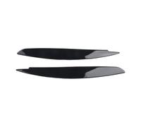 Pizgear 2 Cubiertas for Faros Delanteros de Coche, for Serie 1 E87, E88, E81, E82, 2008-2013, Color Negro Adhesivo Protector para Faros Delanteros