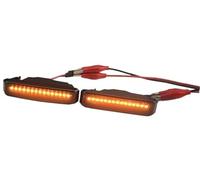 Pizgear 2 luces de posición laterales señal giro dinámicas que fluyen, para Bmw, para 5 para Series 5Er E39 1995-2003 Luz de marcador lateral del guardabarros del coche, marcador lateral del vehículo
