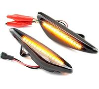 Pizgear 2 luces intermitentes dinámicas para coche, para Fiat 124 Spider Abarth, para 5 Cw 6 Gh Mx5 Nd Rx8 Luz de marcador lateral del guardabarros del coche, marcador lateral del vehículo