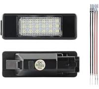 Pizgear 2 luces LED for matrícula de coche, compatibles con Citroën DS5 DS3 C-Elysee C4 Picasso C3 C5 Berlingo C2 C6 C8 Jumpy Evasion luz para placa de matrícula de coche