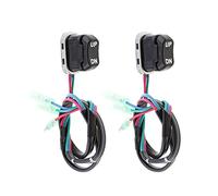 Pizgear 2 Piezas de Control Remoto con Interruptor de inclinación y Ajuste for Yamaha, fueraborda 703-82563-02-00 Interruptor de Encendido Marino