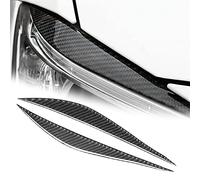 Pizgear 2 piezas de cubierta de accesorios for faros delanteros, cejas, párpados, for 3 F36 F30 320i 325i 2013-2017, embellecedor suave for faros delanteros Adhesivo para tintado de faros