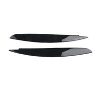 Pizgear 2 Tapas for Faros Delanteros, Color Negro, for Serie 1 E87, E88, E81 y E82 (2008-2013, ABS) Adhesivo Protector para Faros Delanteros