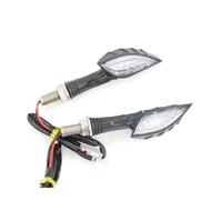 Pizgear 2 uds 12V Universal motocicleta 12 SMD luz indicador de señal giro ámbar flecha lámparas Luz de señal de giro de motocicleta