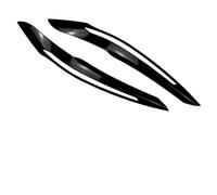 Pizgear 2 uds, embellecedor decorativo de cubierta de párpados de cejas for faros de coche, for, for 1 Serie F20 F21 versión avanzada 2011 2012 2013 2014 Adhesivo para tintado de faros(Bright Black)