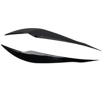 Pizgear 2 uds F30 cubierta de faro párpado tapas negras brillantes pegatinas ajuste cejas, para Bmw, para Saloon 2012-2018 Ajuste de la frente del faro