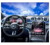 Pizgear 2 unidades for Mercedes Benz Clase C C250 C300 W206/2023/2023 AMG C43/2024 C63, pantalla táctil de 11,9 pulgadas y panel instrumentos 12,3 Protector de pantalla de infoentretenimiento para