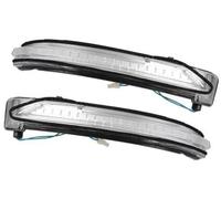 Pizgear 26165-4CL6B Luz LED de intermitente for espejo retrovisor, for NISSAN, X-TRAIL, Rogue, Qashqai y Murano, 2014-2019 (lado Luz de señal de giro del espejo lateral del coche(BLACK Left and Right)