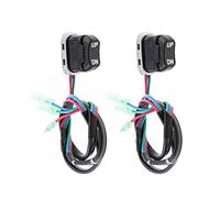 Pizgear 2X Caja de Control Remoto de Repuesto for Interruptor de inclinación y Ajuste de Motor de Barco, for Yamaha, fueraborda 703-82563-02 703-82563-01 Interruptor de Encendido Marino