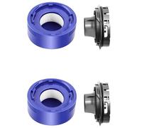 Pizgear 4 Piezas, for Dyson, V7 V8, Accesorios for aspiradoras, Cubierta Trasera del Motor, Kit de Filtro Trasero, Piezas de la Cubierta Trasera del Motor Malla de Cubierta Trasera del Motor de vacío