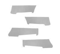 Pizgear 4 piezas, for Nissan, for Tiida 2005 2006 2007 2008 Panel de puerta interior de coche Reposabrazos Cubierta de cuero de microfibra Accesorios de ajuste Panel de puerta de coche(Grey)