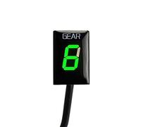 Pizgear Accesorios de Motocicleta Speed Gear Mater, for ST1300 ST 1300 2008 2009 2010 2011 2012 2013 2014 2015 Indicador de Marcha de Motocicleta(Black Green)
